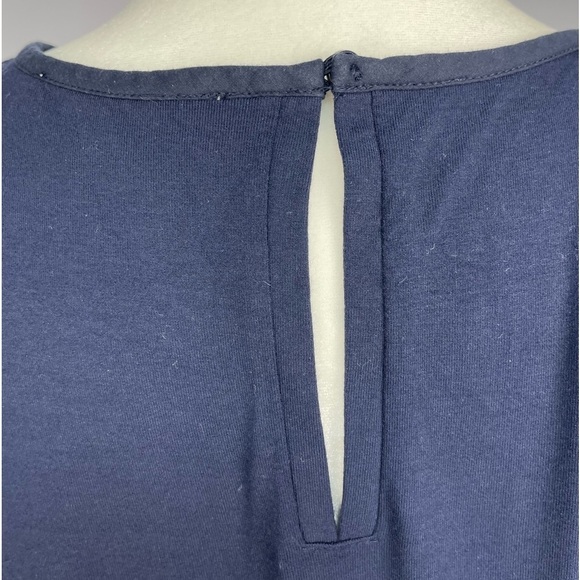 Loft Navy blue lace knit dress women’s size L - Picture 8 of 13